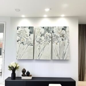 Wall Art Prints Wild Flowers Triptych Frames Wall Art Canvas Print Wall Decor